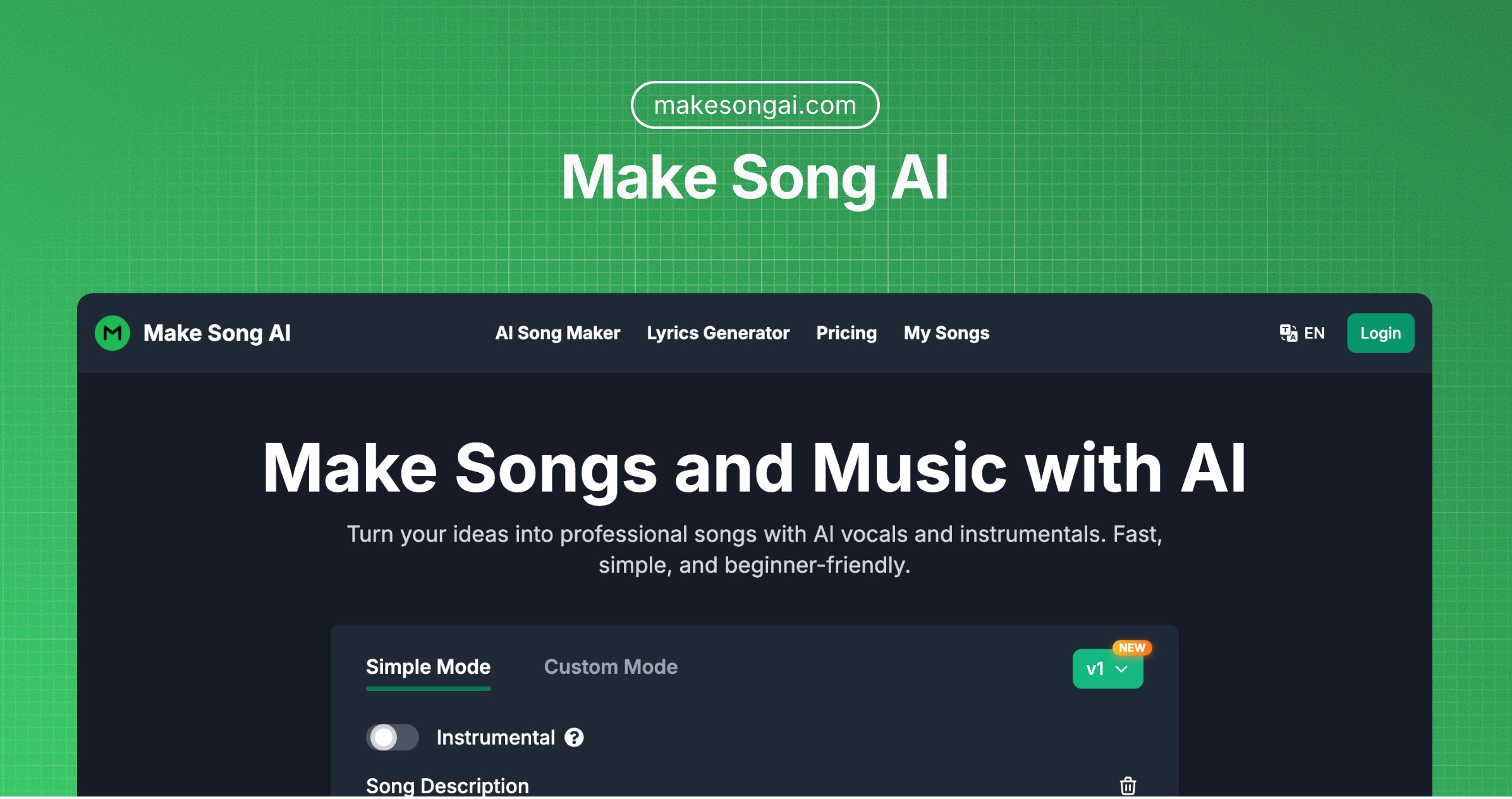 Make Song AI